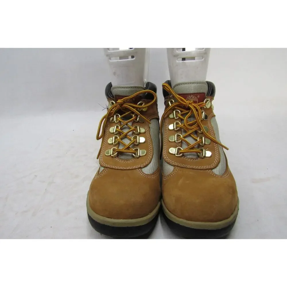 Timberland Youth Size 6 M Brown Leather Lace Up Ankle Casual Boots